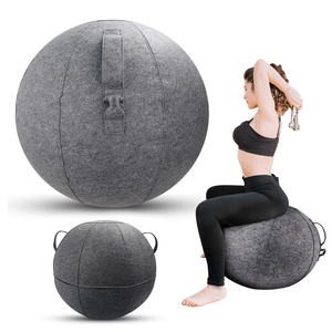 Zhensheng Bán Buôn Tùy Chỉnh Pilates Tập Thể Dục Yoga Bóng Ghế Với Bìa Cơ Thể Xây Dựng Cân Bằng Đào Tạo Bóng Đệm - Product Image 1