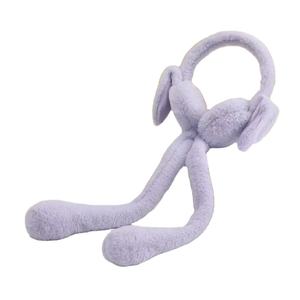 Accessoires de noël hiver chaud extérieur cache-oreilles couverture en peluche maison maison enfants mignon fille saint valentin cadeau doux sentiment réglable - Product Image 4