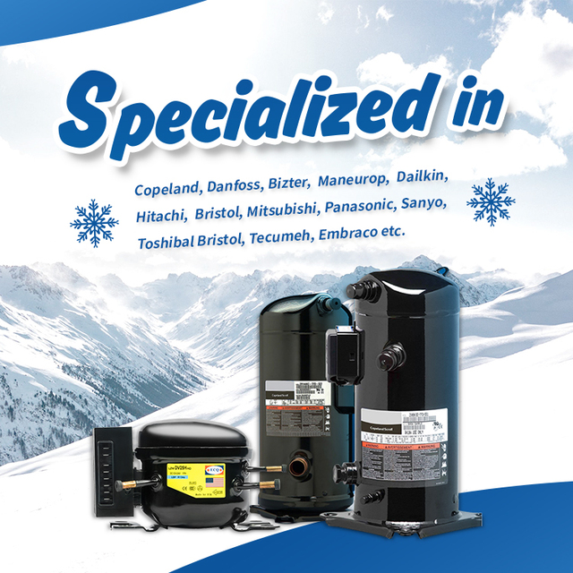 ECQ 1/4HP 220-240V 50Hz R134A Copper Fridge Compressor for Refrigeration Water Cooler & Beverage Cooler (10kg)