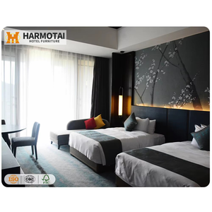 Ensemble de chambre d'hôtel de luxe en bois de haute qualité, directement de l'usine, pour hôtels 5 étoiles, design moderne, usage commercial - Product Image 1