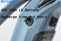 Nouveau design VTT électrique 48V 16ah batterie au lithium 60km gamme 29 pouces roues M600 contrôleur Mid Drive UK entrepôt