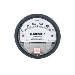 Manomètre de pression différentielle MAGREHLIC 0-100KPa en matériau PC pour utilisation en salle blanche et en aquaculture - Product Image 2