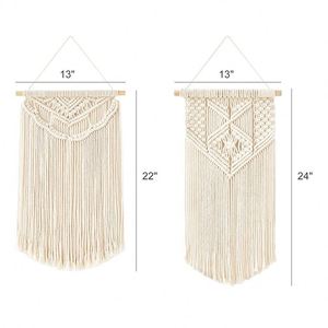 Petite Décoration Murale Suspendue En Corde Boho Exterieure <span class=keywords><strong>Etagere</strong></span> Cuisine Décor Arc Ciel Ensemble De Interieure Mural Neutre - Product Image 5