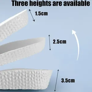 Plantillas Deportivas EVA de Alta Elasticidad con Espuma Viscoelástica para Aumentar la Altura (1.5-3.5 cm), Plantillas para el Talón con Absorción de Impactos que te Hacen Más Alto - Product Image 3