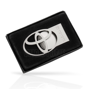 Fermasoldi in metallo personalizzato ottone OEM Business Business promozione internazionale argento fermasoldi - Product Image 3