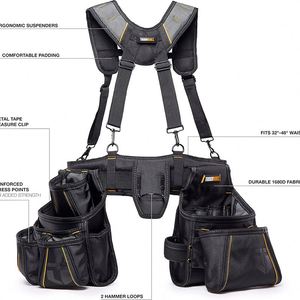 Free sample Tool Belt <b>Bag</b> for Tools, Screws, and Nails - Great for an Electrician, HVAC <b>Tech</b>, Plumber, Carpenter, Contractor - Product Image 4