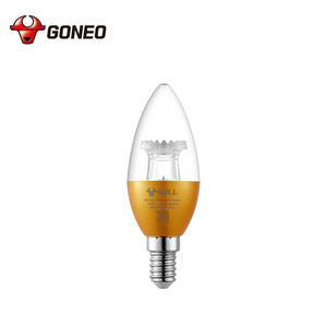 Goneo Phong Cách Mới Bảo Vệ Mắt LED Vàng Nến Ánh Sáng Bóng Đèn 3000K/4000K/6500K Trong Suốt PC Vỏ Bọc - Product Image 2