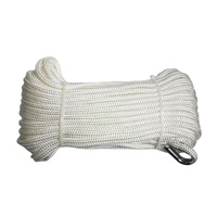Corde de navigation en nylon robuste à double tressage, ligne d'amarrage marine, ligne d'ancrage résistante à l'abrasion pour bateau, yacht, taille personnalisée