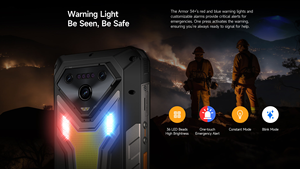Téléphone robuste Ulefone Armor 34+ avec vision nocturne, 16+512 Go, 25500 mAh, charge rapide 66 W, Android 15, écran 6,95'' FHD+ 120 Hz - Product Image 5