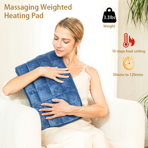 Portable 230V/120V Electric <b>Heating</b> <b>Pad</b> Body Periodic Cramps Weighted Flannel <b>Back</b> Hot Therapy Weighted <b>Heating</b> <b>Pad</b> - Product Image 4