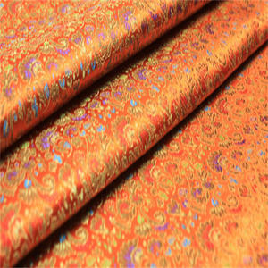 Tissu brocart traditionnel chinois en gros, populaire, 90 cm, floral, magnifique, prêt à l'emploi pour les robes de kimono, les manteaux pour femmes - Product Image 2