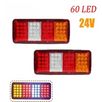 Nouveau : Feu arrière de remorque de camion à 60 LED, 12V 15W 1000lm, pour frein, stop et clignotant – Vente en gros usine, remplacement pour camions