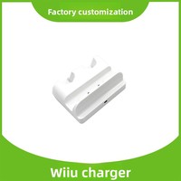 Wii U Şarj Cihazı 3'ü 1 Arada Şarj İstasyonu (Wii/Wii U için) ABS Malzeme Model NF-WU003 Perakende Satış ve Dropshipping Mevcut
