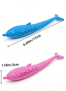 Giocattolo per Gatti a Forma di Pesce, con Erba Gatta, per Addestramento e Pulizia dei Denti, Divertente Gioco Interattivo per Gattini - Product Image 4