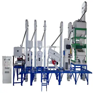 Fabricación completa de máquinas de molino de arroz de China