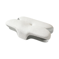Oreiller ergonomique orthopédique personnalisé avec logo, oreiller de soutien cervical en mousse à mémoire de forme pour une utilisation quotidienne dans la chambre