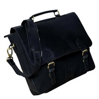 Tas Selempang Wanita Kulit Asli BS INTERNATIONAL, Model Clutch, Ritsleting, Anti Air, Bordir, Kapasitas 2.5L