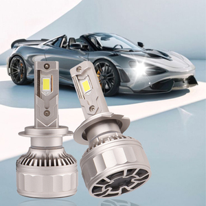 Tres tubos de cobre 240W Led bombillas de luz de coche 9005 9006 9012 H1 H3 H7 H11 faros Led para coches - Product Image 3