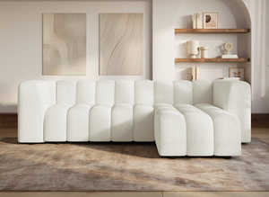 Canapé d'angle <span class=keywords><strong>réversible</strong></span> moderne et minimaliste en tissu éponge pour salon - Product Image 1