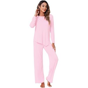 Conjunto de Pijamas para Mujer al por Mayor, Manga Larga, Viscosa de Bambú, Ropa de Dormir, Tallas S-XXL - Product Image 4