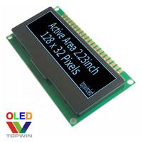 أحدث جودة عالية مطورة وحدة عرض OLED زرقاء فاتحة x 32 بكسل Ssd1309 TW28320230B01 منفذ متوازي 2