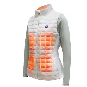 Heren Verwarmde Hoodie Vest Warming Up Body Mobile Usb Vrouwen Verwarming Vest Jas Winter Kleding Oplaadbare