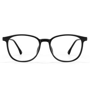 Montures de lunettes ovales Danyang 86061, légères, monture complète en titane pur pour femmes, verres optiques en PC - Product Image 1