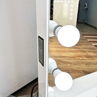 Moderner LED-Schminktisch fürs Schlafzimmer, Bluetooth-beleuchteter Spiegel, US-Lagerbestand