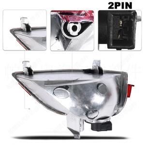 Luz Trasera para Renault Symbol 2017-2021, Lado Izquierdo, con Bombilla, Luz de Señalización Lateral, Material ABS - Product Image 5