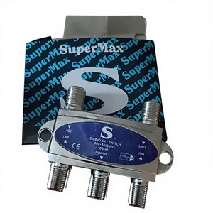 Distribuidor de Cable de <span class=keywords><strong>Antena</strong></span> Satelital de 4 Vías, Conector Tipo F, Equipo de <span class=keywords><strong>TV</strong></span> para el Hogar, Receptor de <span class=keywords><strong>Señal</strong></span> para SATV/CATV - Product Image 1