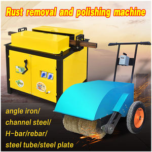 Nouvelle machine de dérouillage de brosse de roue de dérouillage de barres d'armature d'occasion machine de dérouillage de tubes en acier avec composants de moteur à noyau - Product Image 5