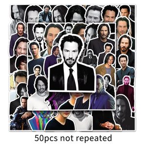 50 pièces <span class=keywords><strong>célèbre</strong></span> film d'<span class=keywords><strong>acteur</strong></span> musulman image Keanu Reeves autocollant - Product Image 3