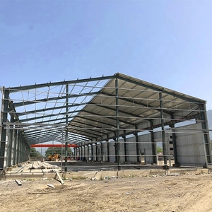 Modern Prefabricated Steel Structure Building Warehouse Workshop Shed Office Exhibition <strong>Hall</strong> Stadium Cinema Hot Dip Galvanized - Product Image 3