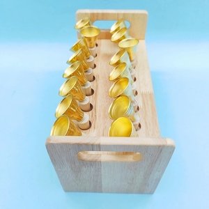 Wholesale 16pcs Diatonic Hand Bell Set with Wooden Stand Orff Percussion Instrument For School <b>Music</b> Class And Children Band - Product Image 2