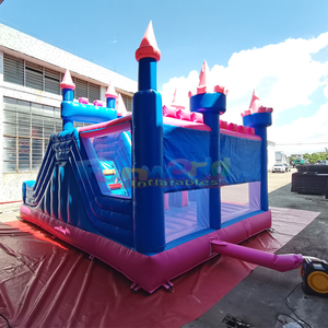 Grand Royal Castle Dual Lane Commercial Grade PVC Inflatable Bounce House Combo <b>Slide</b> Pool 500KG Capacity 3-Year Warranty - Product Image 4