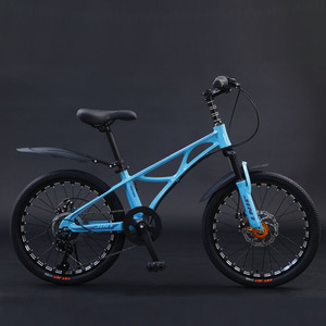 Vélo pour enfants de 20 pouces, bleu clair, cadre intégré, vélo de montagne à vitesses pour enfants de 8 à 13 ans - Product Image 1