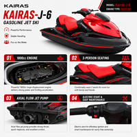 Jet ski à essence 1800cc, 3 places, embarcation personnelle, scooter aquatique pour location, OEM personnalisé