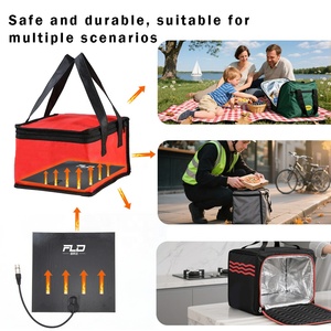 Calentador de Bolsas para Entrega de Pizza de 12V/50W con Termostato, Certificado UL, Tapete Caliente de Silicona de Grado Alimenticio para Entrega de Alimentos - Product Image 3