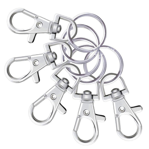 Cổ Điển Tự Làm Thủ Công Phụ Kiện Hợp Kim Kẽm Xoay Khóa Clip Kim Loại <span class=keywords><strong>Carabiner</strong></span> Móc Chìa Khóa An Toàn Snap Móc Tổ Chức Vòng Chìa Khóa - Product Image 5