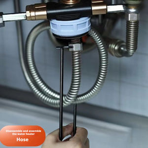 Customizable OEM Bathroom Sink Wrench Artifact Installation and Disassembly Faucet Hose <b>Socket</b> Repair with Function Sink Wrench - Product Image 4