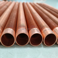 Fabricantes de tubos de cobre ranurados interiores de cobre rojo Datang