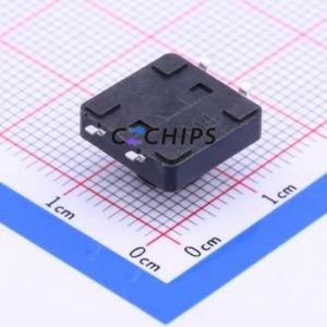 K2-1103SP-G4SW-04 Tactile Switch SMD-4P,12x12mm Switch Single Pole Single Throw Round Button 2.5N Vertical Mount - Product Image 2