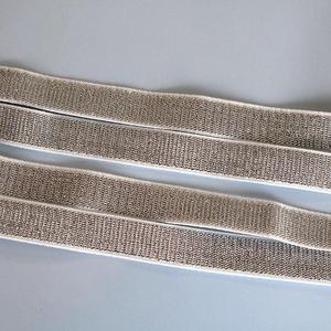 Cinta Elástica Metálica Dorada y Plateada de 1cm/2cm, Cinta de Poliéster-Látex para Decoración del Hogar, Moda y Accesorios de Ropa - Product Image 2