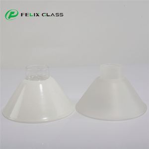 Abat-jour en verre industriel artisanal OEM, écologique, peint en blanc, couleurs variées, échantillon gratuit acceptable, intérieur FELIX GLASS, garantie 3 ans - Product Image 1