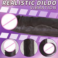 Dildo en silicone réaliste pour femmes, 10 modes de vibration, télécommande, étanche, stimulation du point G, plaisir ultime, couleur naturelle