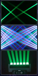 LED Moving Head Beam Wash <b>Light</b> for Bar and Nightclub, Double Sided 6x40W <b>Stage</b> Effect <b>Light</b> Creating Dynamic Color Atmosphere - Product Image 2