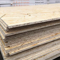 Panneau de particules d'aggloméré collé de ciment double face brun de 15Mm imperméable économique de surface