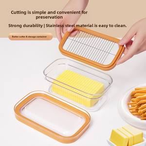 Boîte à <span class=keywords><strong>beurre</strong></span> 280g de qualité alimentaire, pour la conservation du fromage frais, organisateur réfrigéré - Product Image 2