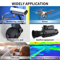 Capteur de distance laser de sécurité oculaire SDDM 800 mm Classe 1 avec portée de 1500 m et sortie UART