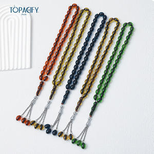 ลูกประคำข้ามพรมแดน, ลูกประคำมุสลิม, สร้อยข้อมือแบบซาอุดิอาระเบีย, ลูกประคำ 33 เม็ด, โรงงานผลิตลูกประคำมุสลิมอิสลาม - Product Image 6